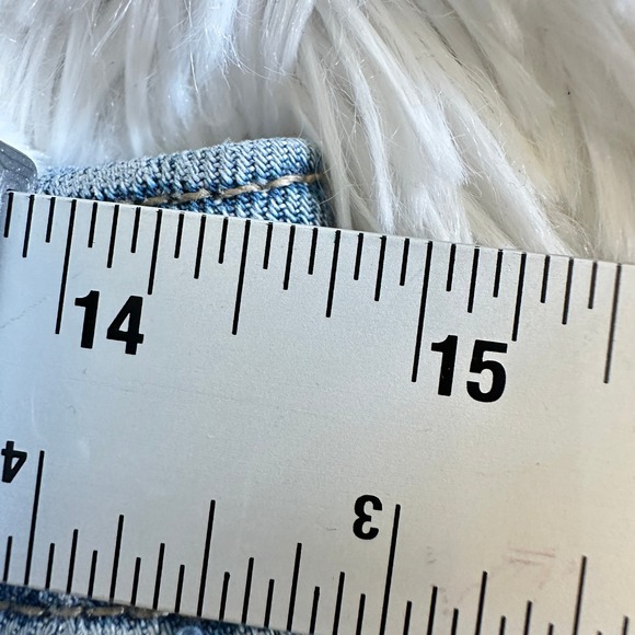 Ann Taylor‎ LOFT Denim Mini Skirt Button Front Pockets Casual Size 4 (27) NWOT - Picture 9 of 10